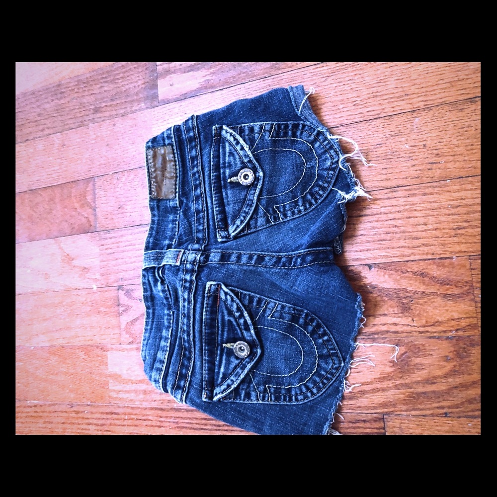 Jean cutoffs! True religion